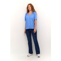 Kurzarm-Bluse Regular fit Ultramarine blue
