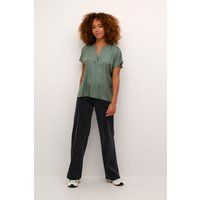 Kurzarm-Bluse Regular fit Balsam Green