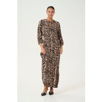 Kleid Tight fit Naturel Leopard Print