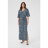 Jerseykleid Loose fit Blue / Black graphic black blue