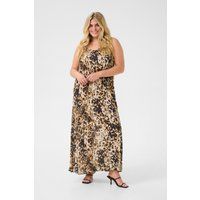 Kleid A-shape Leopard Print