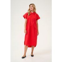 Kleid Oversize fit Fiery Red