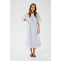 Kleid Oversize fit Serenity/White Stripe blue white