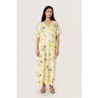 Maxikleid mit Blumenmuster und V-Ausschnitt
