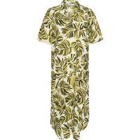Kleid Loose fit Green Big Watercolor Leaf multicolour