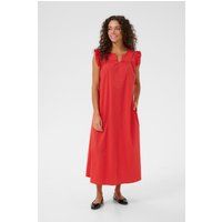 Midi-Kleid in Relaxed Fit mit Rüschen