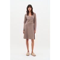 Elegantes Jersey-Wickelkleid