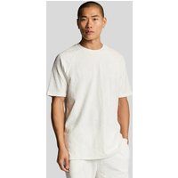 Relaxed-Fit T-Shirt mit Frottee-Textur
