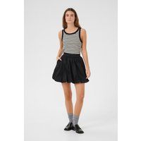 Jerseytop Slim fit Ova black stripe black white