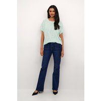 Ärmellose Bluse Loose fit Granite Green/ Chalk Flower floral