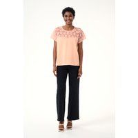 Kurzarm-Bluse Regular fit Misty Rose