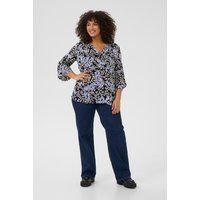 Bluse mit Blumenmuster und 3/4-Ärmeln
