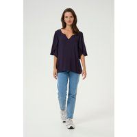 Kurzarm-Bluse Loose fit Dawn Purple