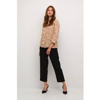 Bluse mit Animal-Print, normale Passform