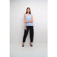 Ärmellose Bluse Regular fit Vista Blue / Chalk Flower floral