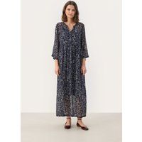 Kleid Relaxed fit Dark Navy Scattered Flower dark blue