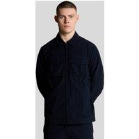 Herren Belüftetes Overshirt mit Reißverschluss