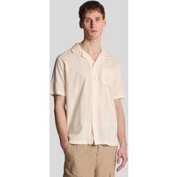 Herren Hemd mit Camp-Kragen und Textur