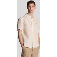Herren Kurzarm Hemd mit Hanf-Mischung