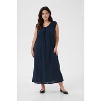 Fließendes ärmelloses A-Linien Maxikleid