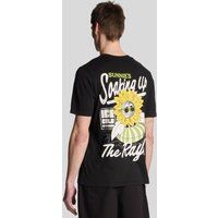 Baumwoll-T-Shirt mit Grafikprint