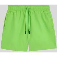 Leuchtend grüne Badeshorts mit Kordelzug