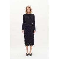 Klassische Feinstrickjacke mit gerader Passform