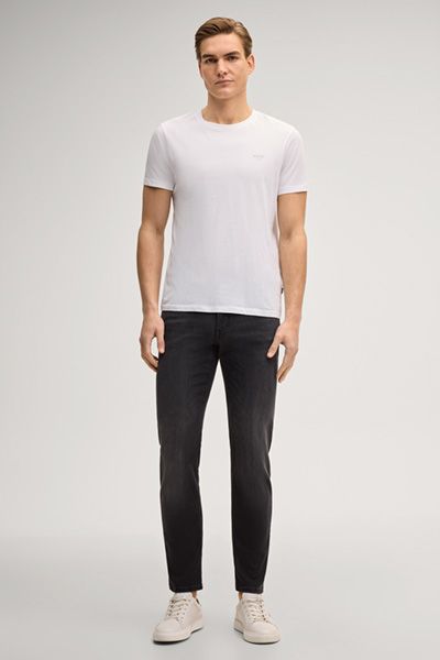 Joop! Fortres Jeans in gewaschenem Schwarz, schmale Passform, Baumwoll-Stretch