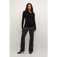 Langarm-Bluse Slim fit Black