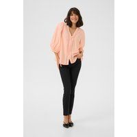 Langarm-Bluse Loose fit Peach