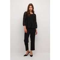 Langarm-Bluse Regular fit Black