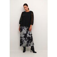 Langarm-Bluse Regular fit Black