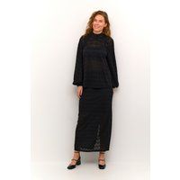 Langarm-Bluse Regular fit Black