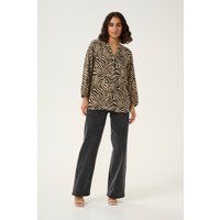 Langarmbluse mit Animal Print