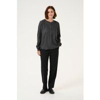 Langarm-Bluse Regular fit Black Oyster