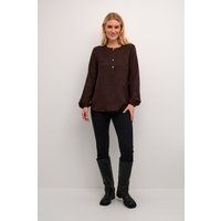 Langarm-Bluse Regular fit Java CC brown
