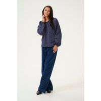 Langarm-Bluse Regular fit Midnight Marine