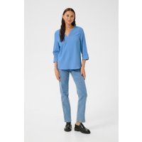 Langarm-Bluse Regular fit Ebb and Flow blue
