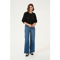 Langarm-Bluse Loose fit Black Deep CC. black