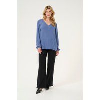 Langarm-Bluse Regular fit Blue Indigo