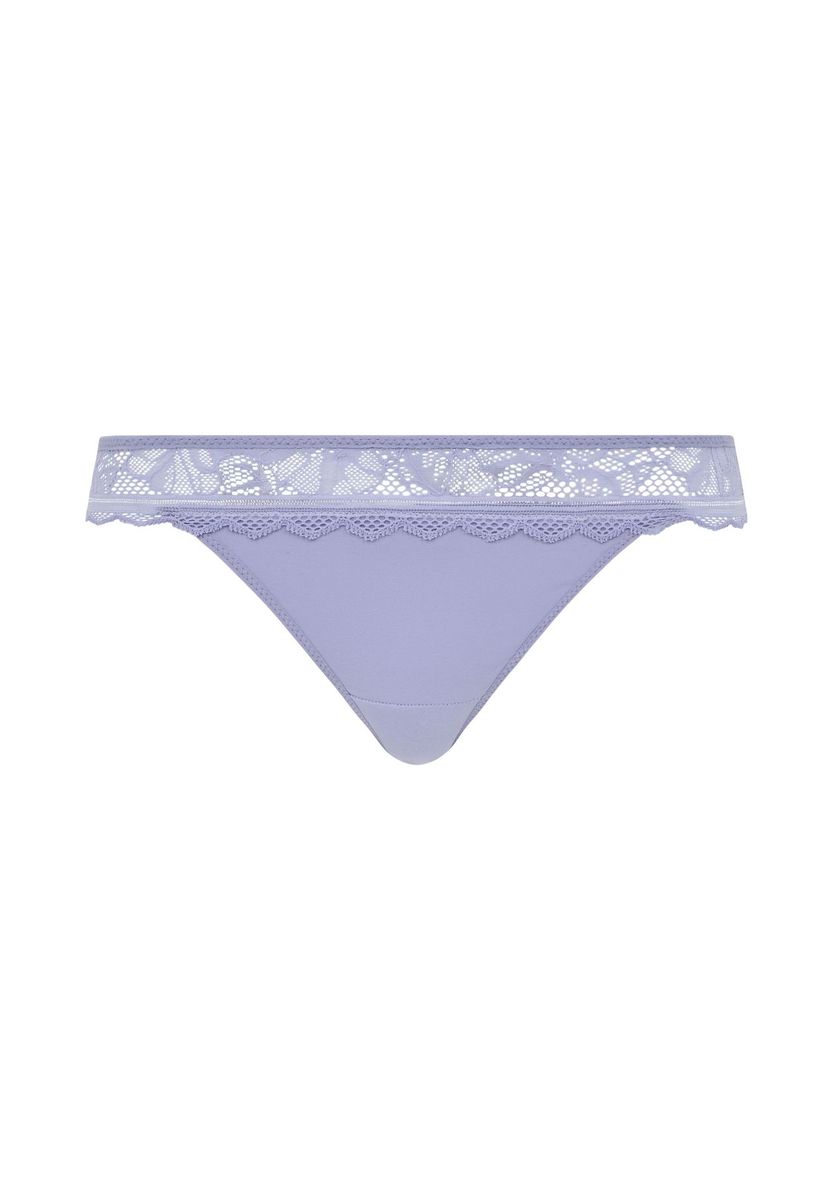 Tanga-Slip mit floraler Spitze