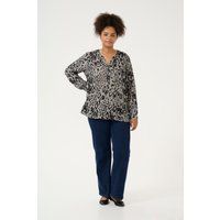 Langarmbluse mit Animal-Print