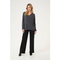 Langarm-Bluse Regular fit Black Oyster