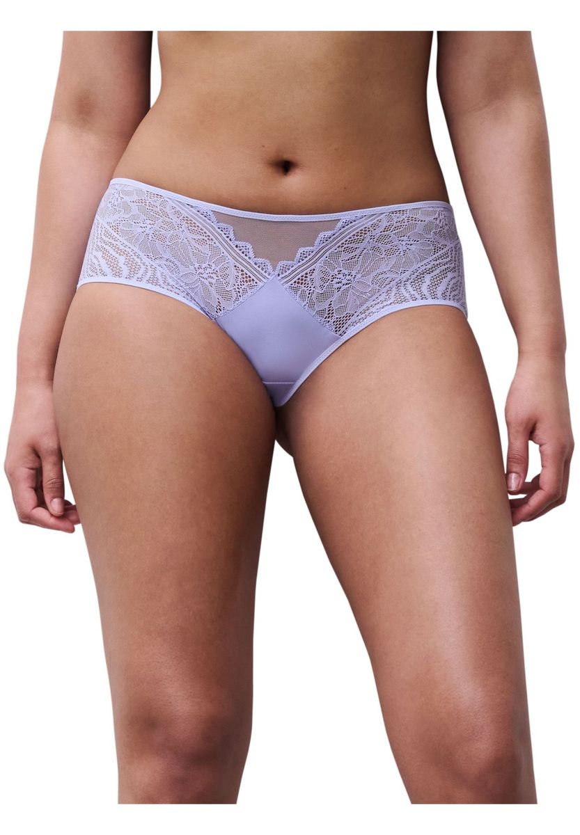 Hüftslips mit floraler Spitze