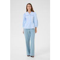 Langarm-Bluse Feminine Pearl Blue