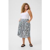Rock A-shape Blue Leaf Print multi