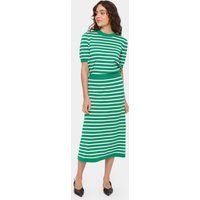 Rock A-shape Jelly Bean Ice Stripe white green