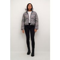Kurze Pufferjacke mit hohem Kragen