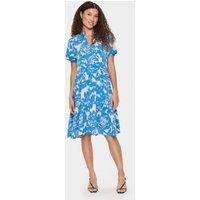 Kleid Lockere Passform Campanula Water Blooms multicolour