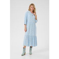 Kleid A-shape Blue Yellow Small Floral blue multi